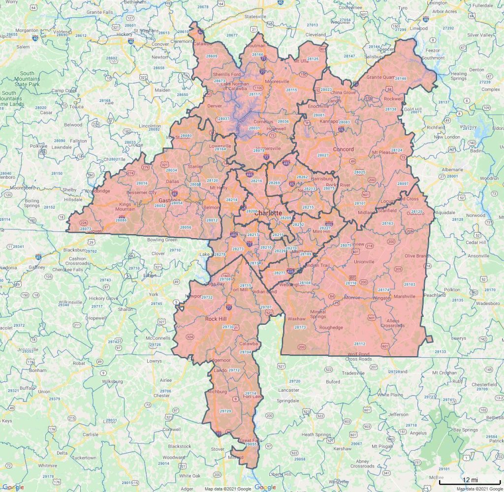 Greater-Charlotte-2-1 Greater Charlotte service area map